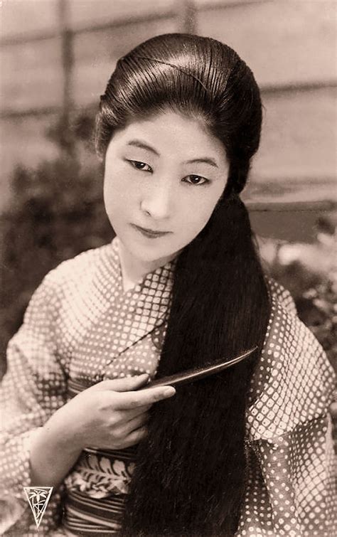 Unknown Japanese Lady With Long Hair Bored Panda