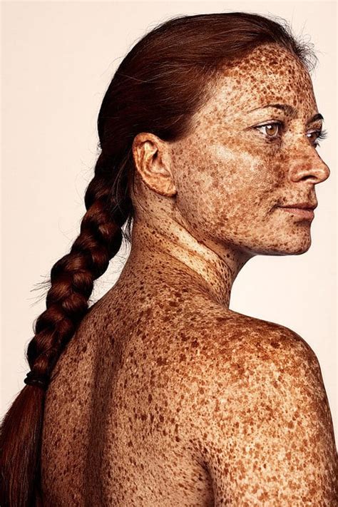 photos of people with freckles popsugar beauty