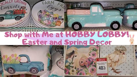 shop    hobby lobby easter spring  decor