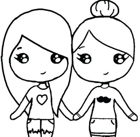 bff coloring pages printable  friend heart coloring page