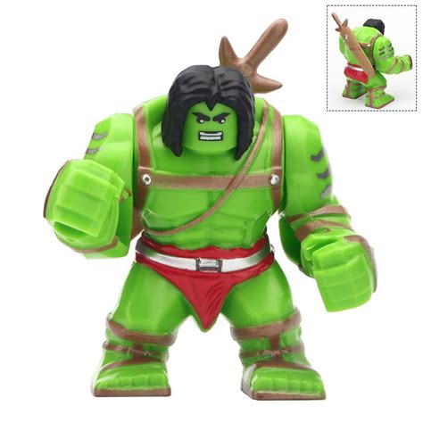 Custom Marvel Superhero Skaar Hulk Son Figure Lego Compatible