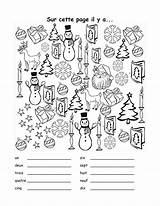 French Christmas Worksheet Noel Worksheets Joyeux Vocab Numbers Sheet Coloring Practice Pages Fle Sur Includes Activities Well Grade Weihnachten Französisch sketch template