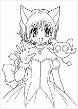 Anime Coloring Characters Pages Getcolorings Color sketch template
