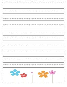 spring writing paper freebie  brittany fasolino tpt