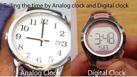 telling the time by analog clock and digital clock english grammar blog