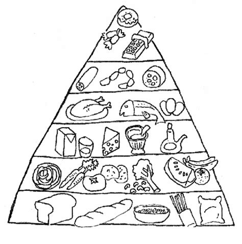 pyramid food colouring pages page