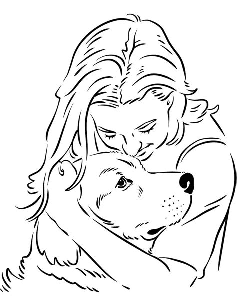 dog coloring pages  kids  adults  mindful life