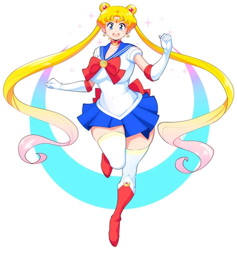 Tsukino Usagi And Sailor Moon Bishoujo Senshi Sailor Moon
