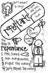 Coloring Repentance Lds Pages Primary Bible Kids Lessons Melonheadz Right Children Sunday School Repentence Clipart Church Choose Teaching Lesson Illustrating sketch template