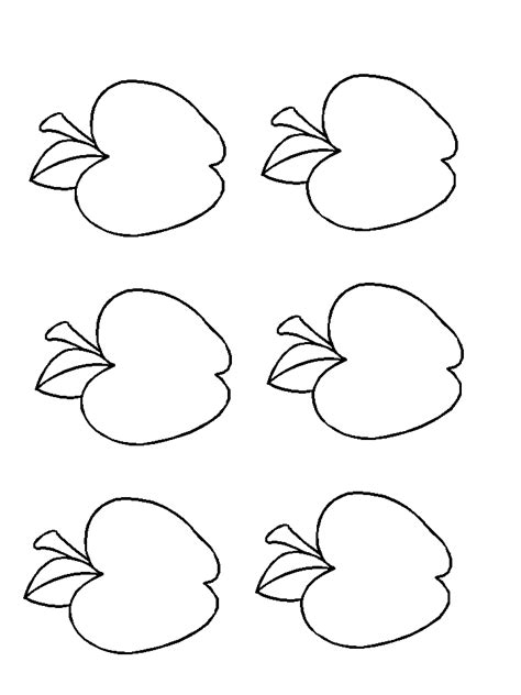 printable apples coloring home