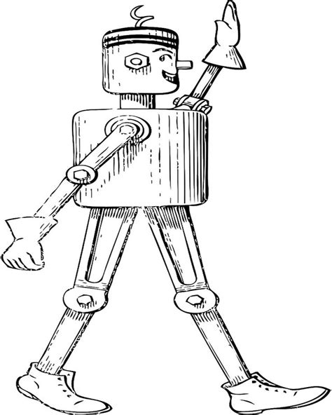 printable robot coloring page art challenge coloring pages