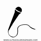 Microphone Coloring Pages sketch template