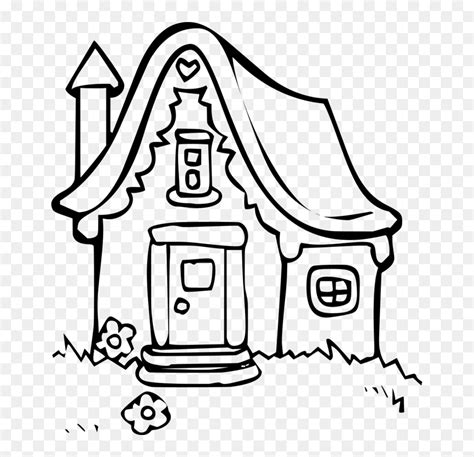 cottage vector house  drawing color house drawing fill hd png  vhv