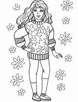 Girl Coloring Pages Printable sketch template