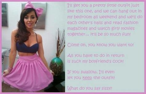 pin on cute sissy girl captions