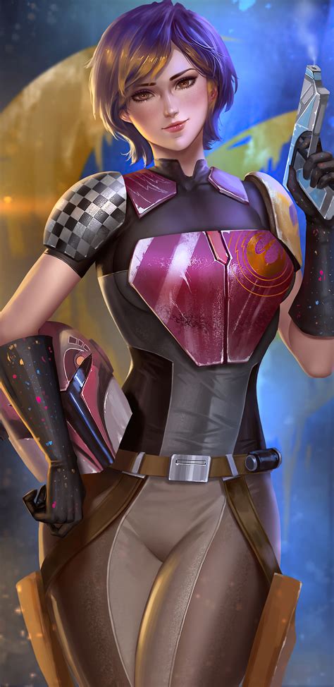 1440x2960 sabine wren from star wars rebels 4k samsung galaxy note 9 8