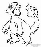 Charmander Pokemon Coloring Pages Color Getcolorings sketch template