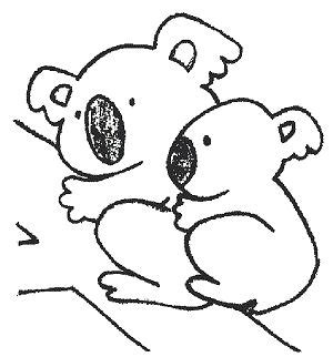 baby koala coloring pages  coloring pages bear coloring pages