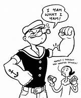 Popeye Sailor Man Coloring Pages Drawing 1980 Getdrawings Cartoons Uniquecoloringpages Oyl Olive sketch template