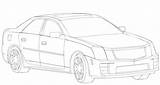 Cadillac Coloring Pages sketch template