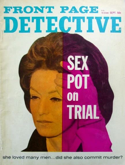 pulp international september 1968 cover of front page detective with alice crimmins
