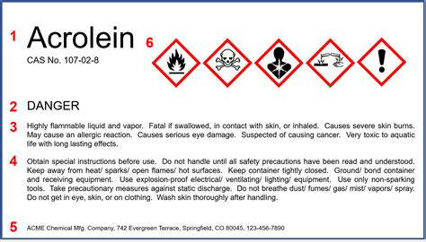 ghs container labels ehs
