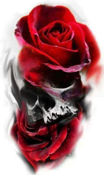 skulls skull rose tattoos rose tattoos skull tattoo design