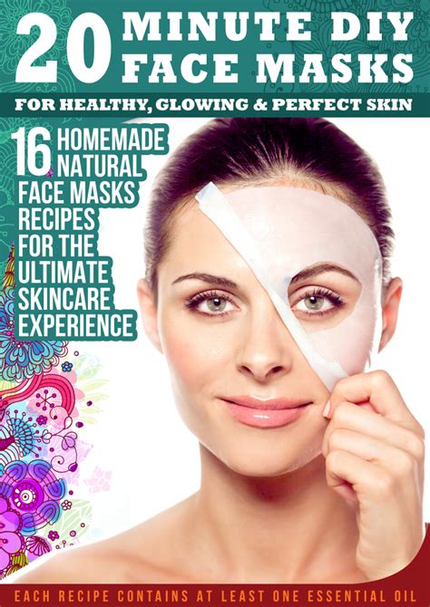 16 Homemade Natural Face Masks Recipes With Essential Oils Essential