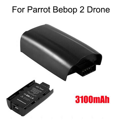 parrot bebop  rc drone spare battery mah  lipo upgrade