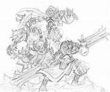 Diablo Character Coloring Class Pages Barbarian Games Drawing Drawings Monster sketch template