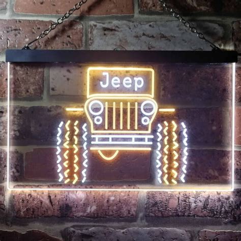 Jeep Led Neon Sign Neon Sign Led Sign Shop What S Your Sign