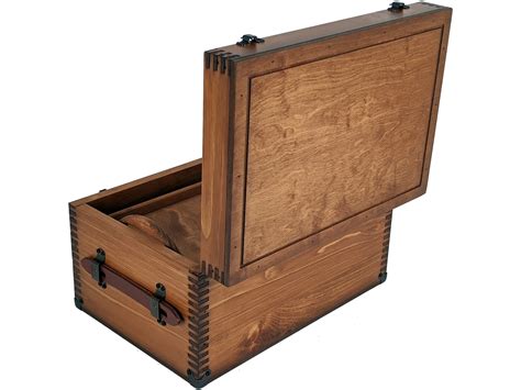 plain large keepsake box relic wood