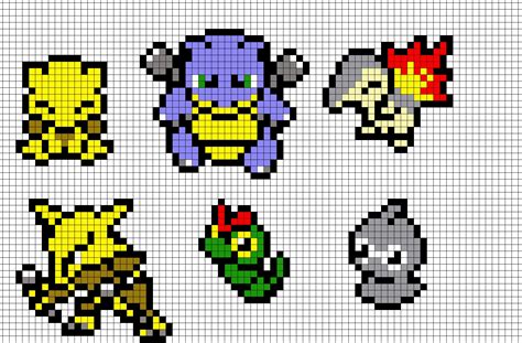 pokemon pixel art  brainless  deviantart