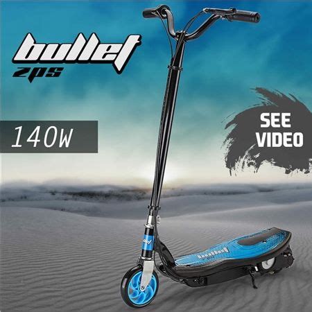 bullet zps kids electric scooter  blue crazy sales