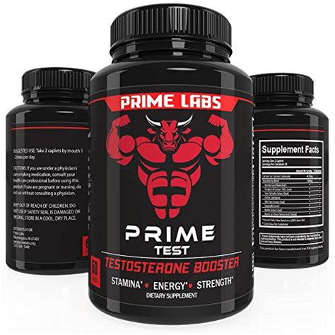 Prime Labs Mens Testosterone Supplement 60 Caplets Natural Stamina