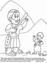 Coloring Pages King Saul David Popular sketch template