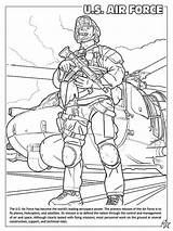 Coloring Pages Air Force Military Guard Coast Armed Printable Book Forces Boys Kids Mycoloring Books Sheets Color States United Space sketch template
