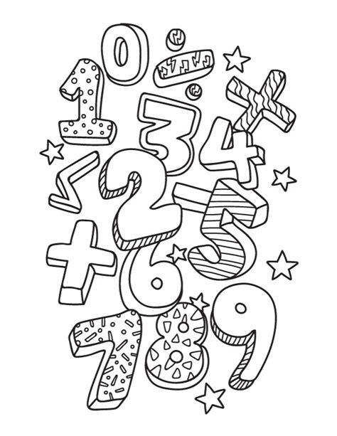 printable math coloring page    https