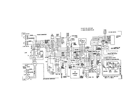 wiring diagram  kenmore refrigerator