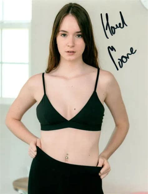 Hazel Moore Super Sexy Hot Adult Model Signed 8x10 Photo Coa Proof 510