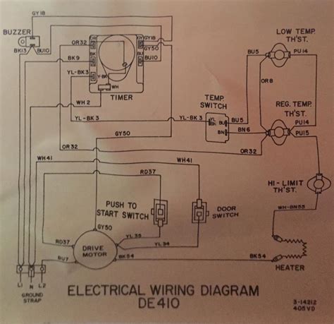 electrical wiring  dryer