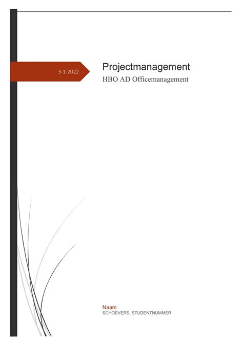 moduleopdracht projectmanagement behaald  feedback hbo ad officemanagement nieuwe versie