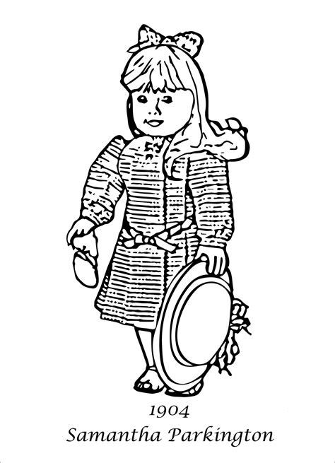 girl printables coloring pages american girl doll lautigamu