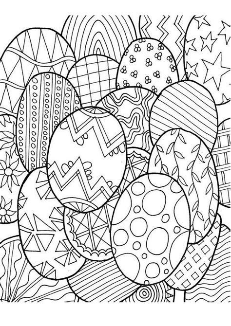easter colouring pages printable  adults   easter coloring