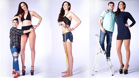 6ft 9in woman bids to be world s tallest model youtube