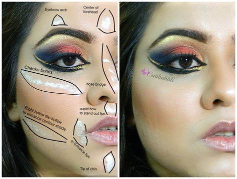 facial highlighter fashion style trends