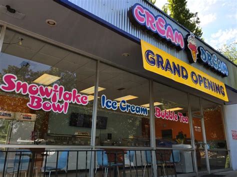 cream dream    burien  store features ice cream bubble tea