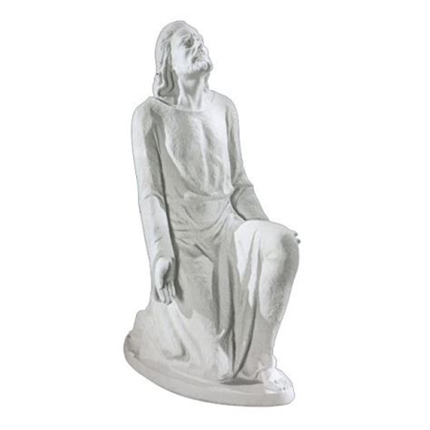 statue  praying jesus  cm