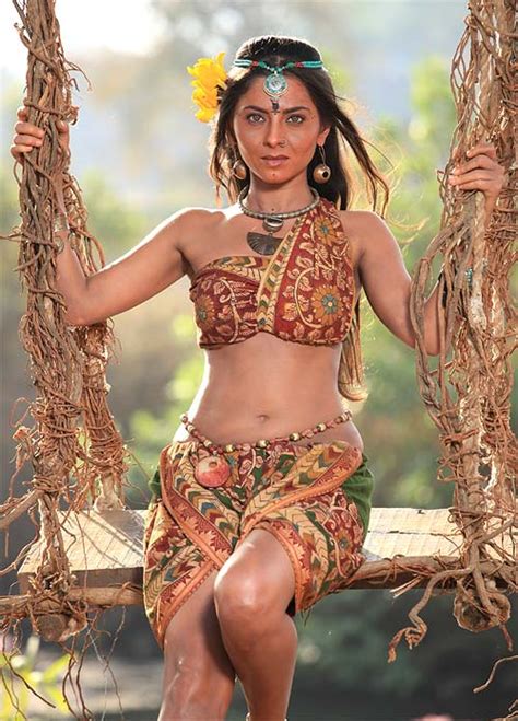 Marathi Actress Sonalee Kulkarnis Backless Poster For Movie Ajintha