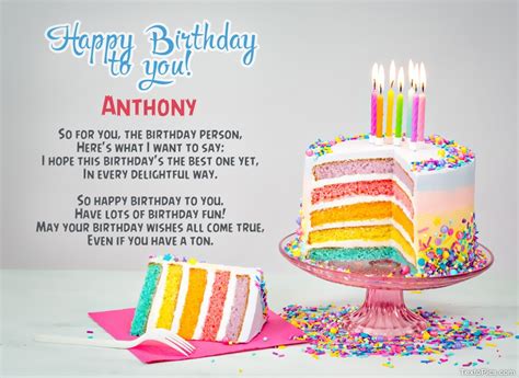 happy birthday anthony pictures congratulations